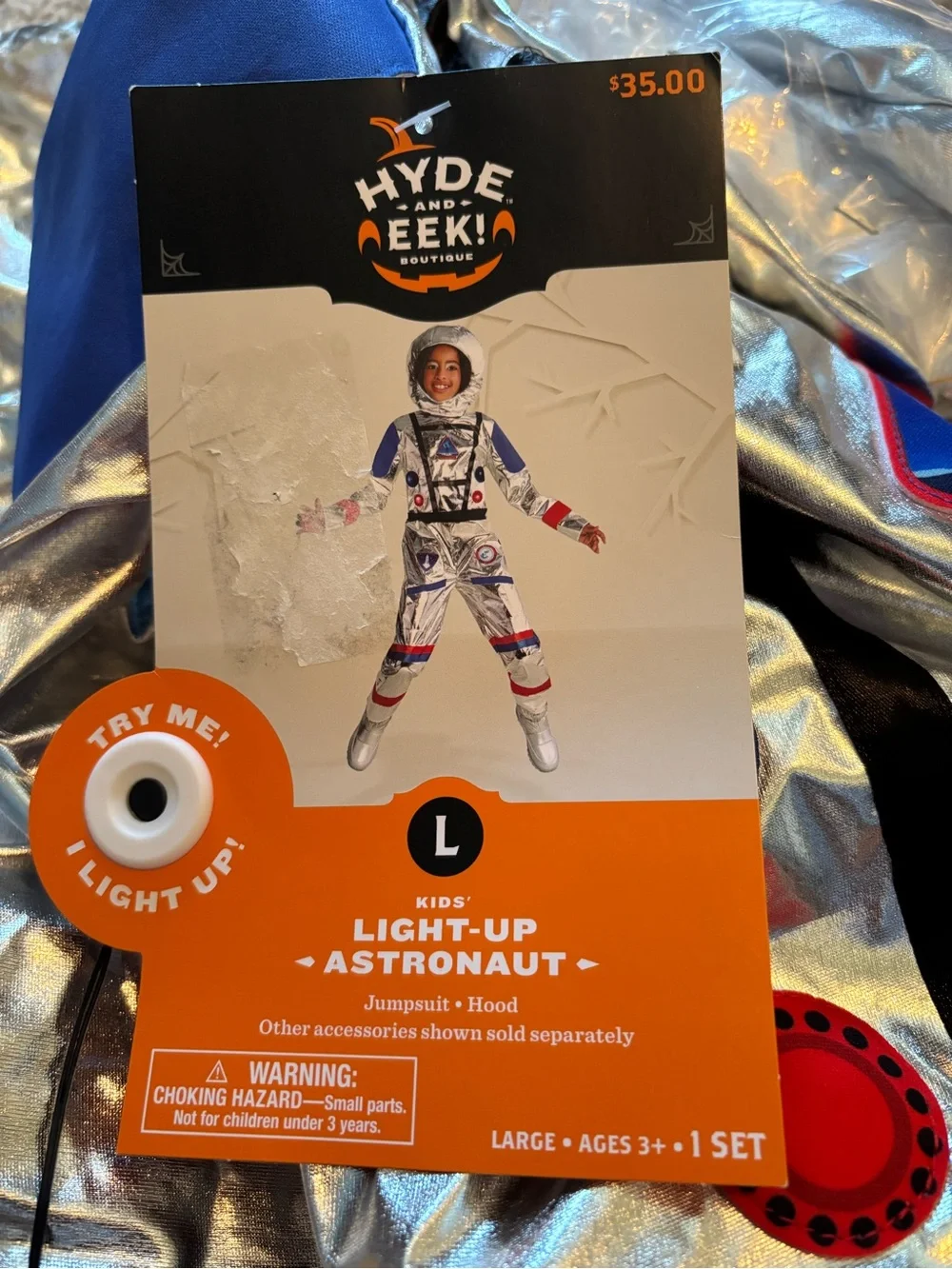 NWT light up astronaut costume